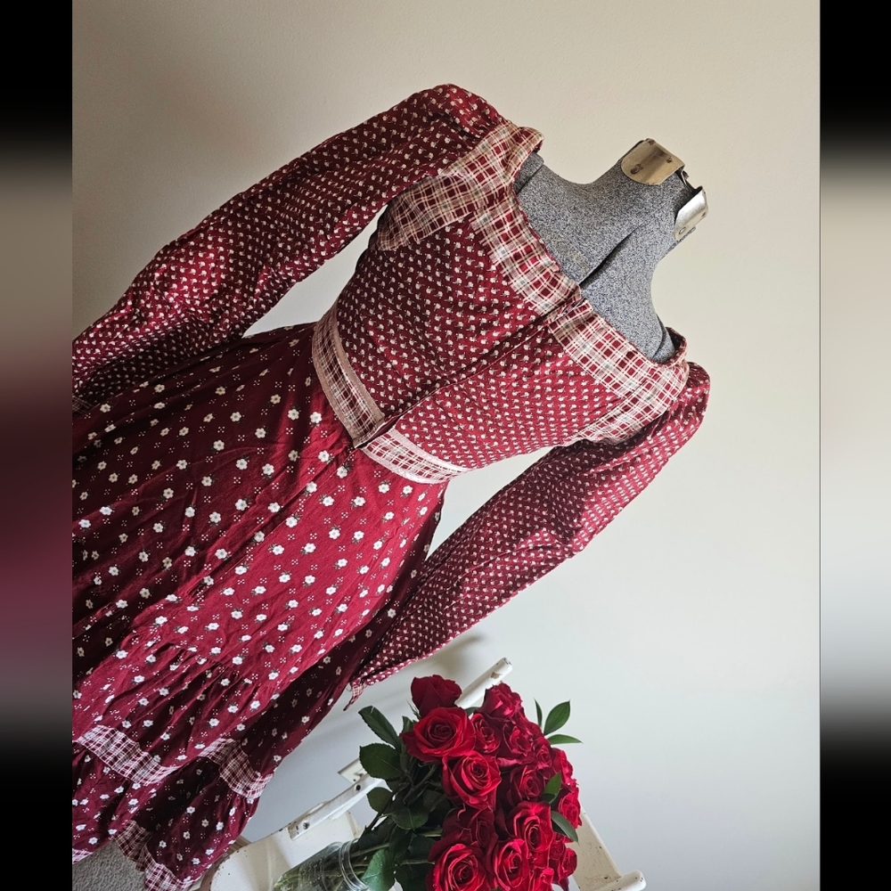Rare Red Gunne Sax Dress - Picture 3 of 6